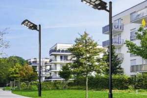 Bộ đèn cảm biến chuyển động năng lượng mặt trời 500W-30W/ Motion Sensor IP65 Waterproof Outdoor Integrated Solar Led Street Light│Model: DGP-103 – Thuận Phong